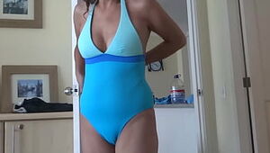 My wife and her sister, mature, hairy, show off on the beach, want to fuck, want to see cocks